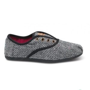 TOMS Black Harper Cordones